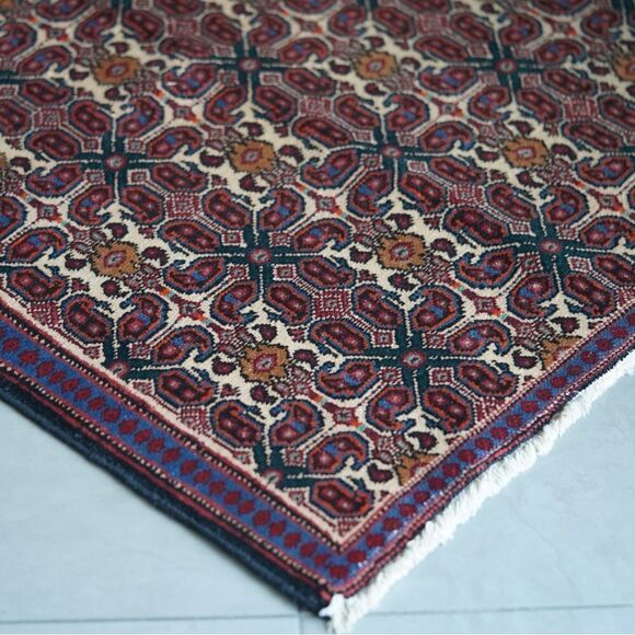 Unique Vintage Hand-Knotted Wool Rug | 3' x 2'4" | Turkish Prayer & Accent Rug | - Picture 8 of 10